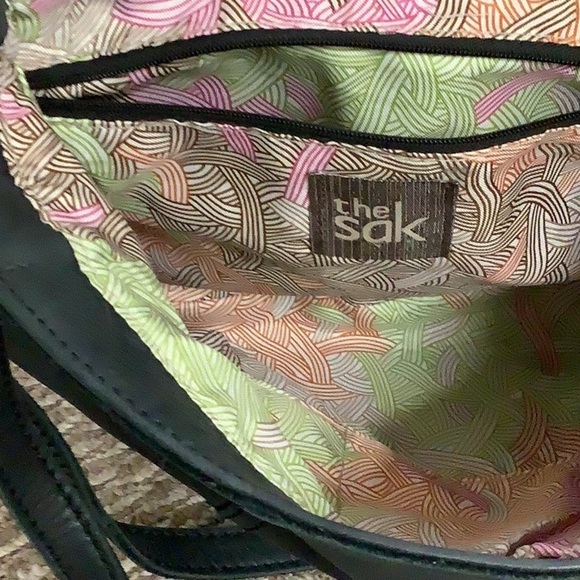 The Sak Black Serrano Leather Saddle Bag (Preowned) - Picture 8 of 9